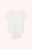 Erkek Çocuk Baskılı 2'li Kısa Kollu Body Ekru