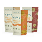 HapHug Freeze Dried Kış Meyveleri Paketi - Portakal, Muz, Elma 