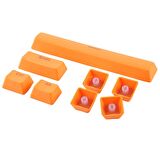 104 Tuş Universal Renkli Mekanik Klavye Tuş Takımı Kapağı Keycap Turuncu