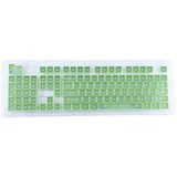 104 Tuş Universal Renkli Mekanik Klavye Tuş Takımı Kapağı Keycap Fıstık Yeşili