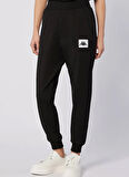 Kappa 311R3MW-005 NADY PANT Siyah Lastikli Bel Regular Fit Düz Kadın Eşofman Altı