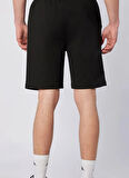 Kappa 34213FW-005 CONNEL SHORT Siyah Lastikli Bel Regular Fit Düz Erkek Şort