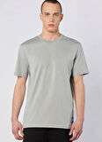 Kappa 382553W-411 CONNEL TEE Gri Yuvarlak Yaka Comfort Fit Düz Erkek T-Shirt
