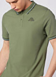 Kappa 311P6GW-AZ5 KORPO EZIO 2 TUR Haki Regular Fit Düz Erkek Polo T-Shirt