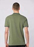 Kappa 311P6GW-AZ5 KORPO EZIO 2 TUR Haki Regular Fit Düz Erkek Polo T-Shirt