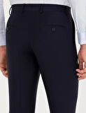 Erkek Slim Fit Kumaş Pantolon-Lacivert | 48