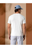 Slim Fit Bisiklet Yaka Tişört