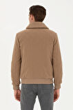 U.S. Polo Assn. Erkek Camel Kaşe Mont