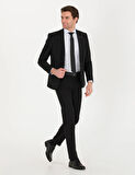 Erkek Slim Fit Ceket-Siyah | 54