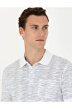 Beyaz Regular Fit Polo Yaka Tişört 50273576-VR013