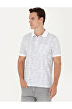 Beyaz Regular Fit Polo Yaka Tişört 50273576-VR013