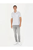 Beyaz Regular Fit Polo Yaka Tişört 50273576-VR013