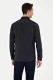 G081Sz004 1672287 Akıs023K Us Polo Assn Erkek Gömlek Lacivert
