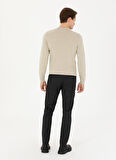 Cacharel Normal Bel Normal Paça Slim Fit Siyah Erkek Pantolon GISSE