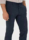 Cacharel Normal Bel Normal Paça Slim Fit Lacivert Erkek Pantolon EXCL GRACY/P