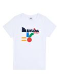 U.S. Polo Assn. Beyaz Erkek T-Shirt CUBAKIDS