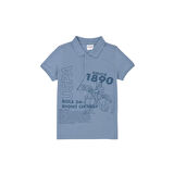 Erkek Çocuk İndigo Polo Yaka Tişört