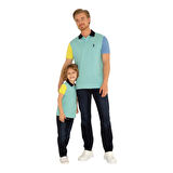 Erkek Regular Fit Polo Yaka Mint Tişört
