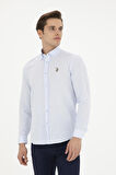 1829583 ENZOGL024Y US Polo Assn Erkek Gömlek Açık Mavi