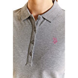 Kadın Basic Polo Yaka Tişört