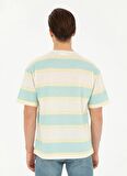 . Bisiklet Yaka Mint Erkek T-Shirt AFKA
