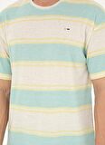 . Bisiklet Yaka Mint Erkek T-Shirt AFKA