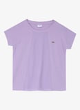 U.S. Polo Assn. Bisiklet Yaka Lila Kadın T-Shirt POSY