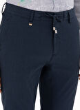 Cacharel Normal Bel Normal Paça Slim Fit Lacivert Erkek Pantolon RABI