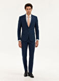 Cacharel Normal Bel Slim Fit Lacivert Erkek Takım Elbise BLAIR