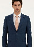 Cacharel Normal Bel Slim Fit Lacivert Erkek Takım Elbise BLAIR