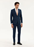 Cacharel Normal Bel Slim Fit Lacivert Erkek Takım Elbise BLAIR