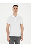 Beyaz Slim Fit Basic Tişört