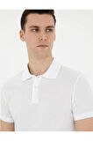 Beyaz Slim Fit Basic Tişört