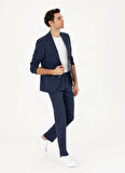 Cacharel Normal Bel Slim Fit Lacivert Erkek Takım Elbise BLOSS
