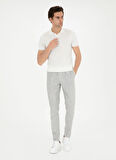Cacharel Normal Bel Normal Paça Slim Fit Açık Gri Erkek Pantolon FLAVIN/P