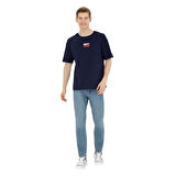 Erkek Comfort Fit Bisiklet Yaka Tişört