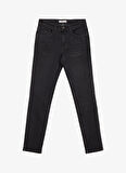 Cacharel Normal Bel Normal Paça Slim Fit Siyah Erkek Denim Pantolon NAST