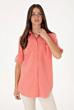 U.S. Polo Assn. Kırmızı Kadın Comfort Fit Gömlek DMK.2102514LIPPE.
