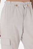 U.S. Polo Assn. Açık Gri Kadın Jogger Pantolon DMK.2107002.CHAN.