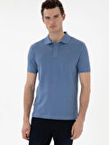 Pierre Cardin Mavi Erkek Slim Fit Polo T-Shirt DMK.SUNNY.