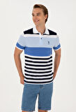 U.S. Polo Assn. Mavi Erkek Regular Fit Polo T-Shirt DMK.2105692.PELTAN.