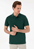 U.S. Polo Assn. Koyu Yeşil Erkek Slim Fit T-Shirt DMK.GTP04IY024