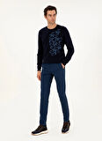 Cacharel Normal Bel Normal Paça Slim Fit Lacivert Erkek Pantolon LARIS