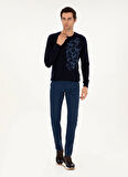 Cacharel Normal Bel Normal Paça Slim Fit Lacivert Erkek Pantolon LARIS