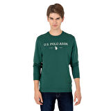 Erkek Koyu Yeşil Sweatshirt