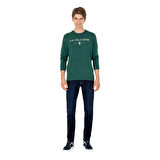 Erkek Koyu Yeşil Sweatshirt