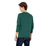 Erkek Koyu Yeşil Sweatshirt