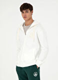 U.S. Polo Assn. Klasik Yaka Krem Erkek Sweatshırt G081SZ082.000.1946137