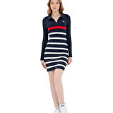 Kadın Çizgili Elbise