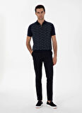 Cacharel Polo Yaka Lacivert Erkek T-Shirt JEDIEL
